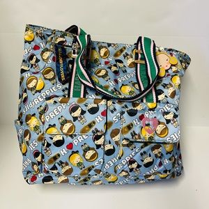 Harajuku Lovers Preppies Theme Large Tote Bag